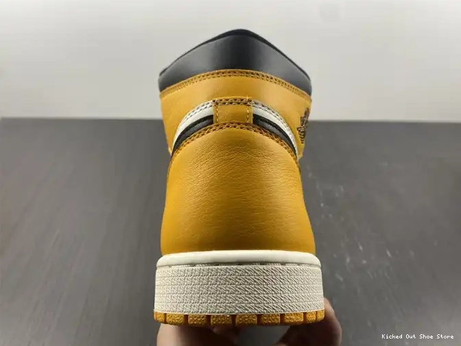 Kick Theory Yellow 555088-711 OG High 1 Air Toe Jordan 0603